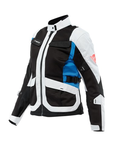 CHAQUETA DAINESE DESERT TEX LADY GLACIER-GRAY/BLACK 