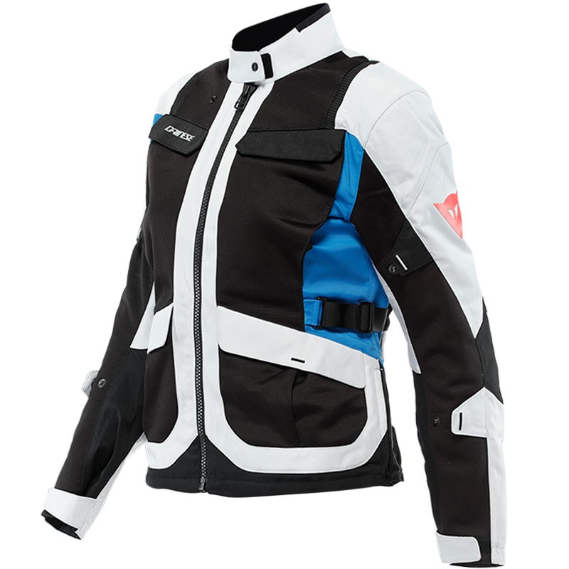 CHAQUETA DAINESE DESERT TEX LADY GLACIER-GRAY/BLACK 