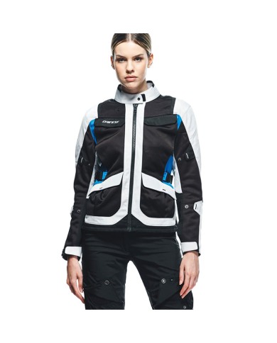 CHAQUETA DAINESE DESERT TEX LADY GLACIER-GRAY/BLACK 