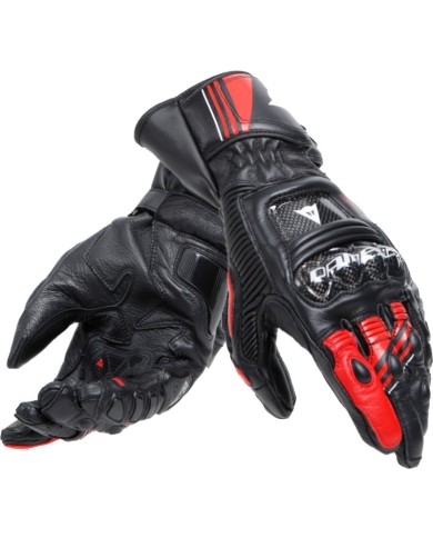GUANTES DAINESE DRUID 4 BLACK/LAVA-RED/WHITE