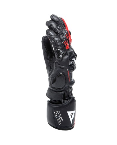 GUANTES DAINESE DRUID 4 BLACK/LAVA-RED/WHITE