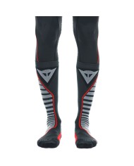CALCETINES DAINESE THERMO LONG SOCKS BLACK/RED