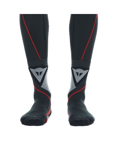 CALCETINES DAINESE THERMO MID SOCKS BLACK/RED