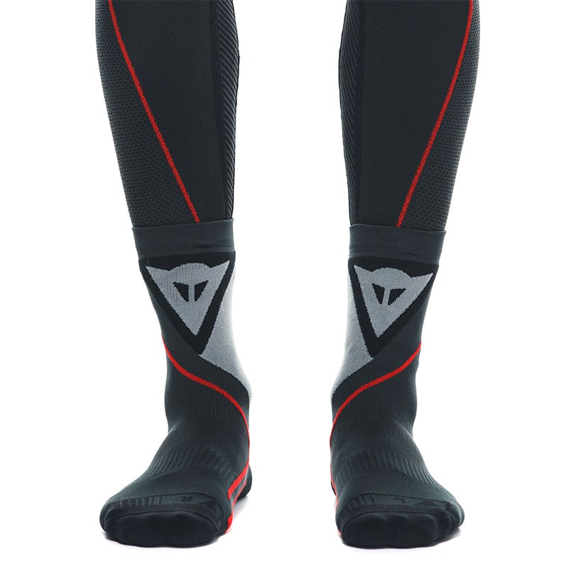 CALCETINES DAINESE THERMO MID SOCKS BLACK/RED