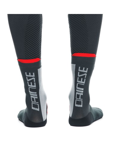 CALCETINES DAINESE THERMO MID SOCKS BLACK/RED