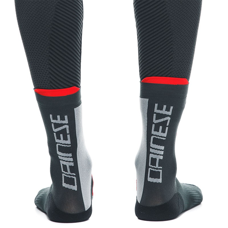CALCETINES DAINESE THERMO MID SOCKS BLACK/RED