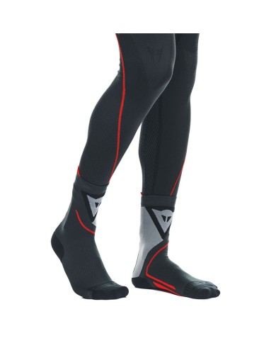 CALCETINES DAINESE THERMO MID SOCKS BLACK/RED