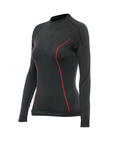 CAMISETA TERMICA DAINESE THERMO LS LADY BLACK/RED