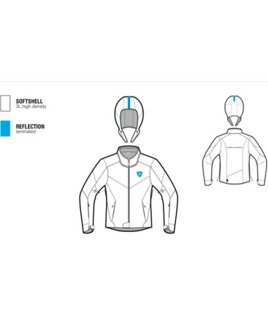 CHAQUETA REVIT AFTERBURN H2O LADY VERDE OSCURO