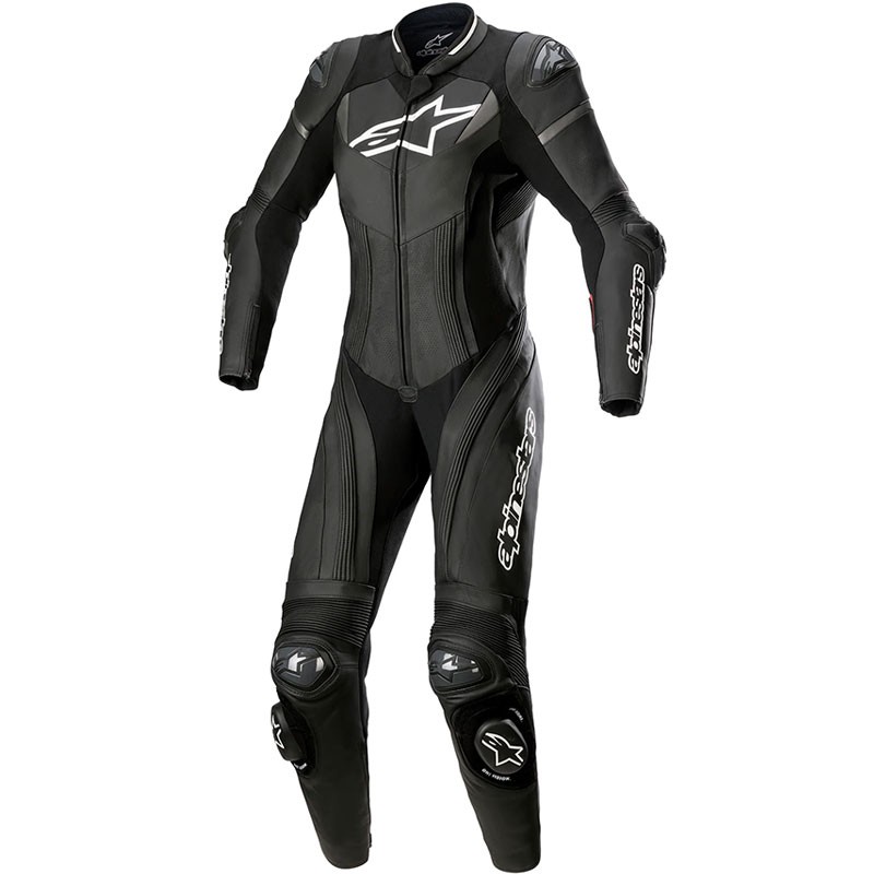 MONO ALPINESTARS STELLA GP PLUS 1PC BLACK/WHITE/METALLIC GRAY