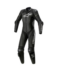 MONO ALPINESTARS STELLA GP PLUS 1PC BLACK/WHITE/METALLIC GRAY