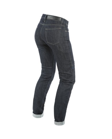 PANTALONES VAQUEROS DAINESE DENIM SLIM TEX LADY BLUE