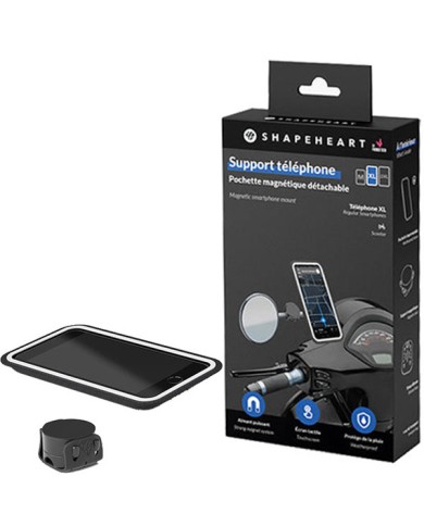 FUNDA MAGNÉTICA SHAPEHEART DE SMARTPHONE PARA ESPEJO DE SCOOTER 