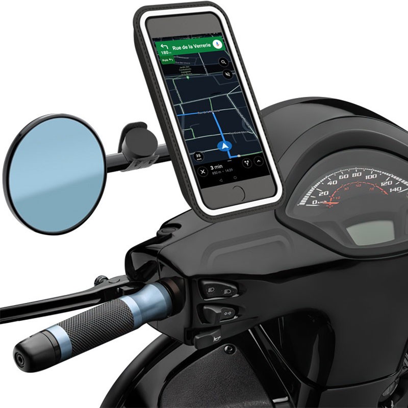 FUNDA MAGNÉTICA SHAPEHEART DE SMARTPHONE PARA ESPEJO DE SCOOTER 