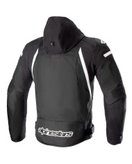 CHAQUETA ALPINESTARS ZACA WATERPROOF BLACK/WHITE