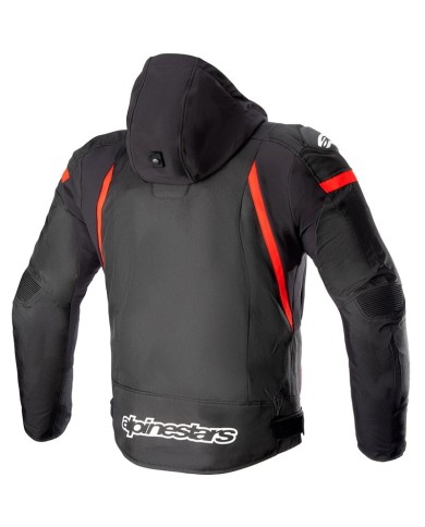 CHAQUETA ALPINESTARS ZACA WATERPROOF BLACK/BRIGHT RED