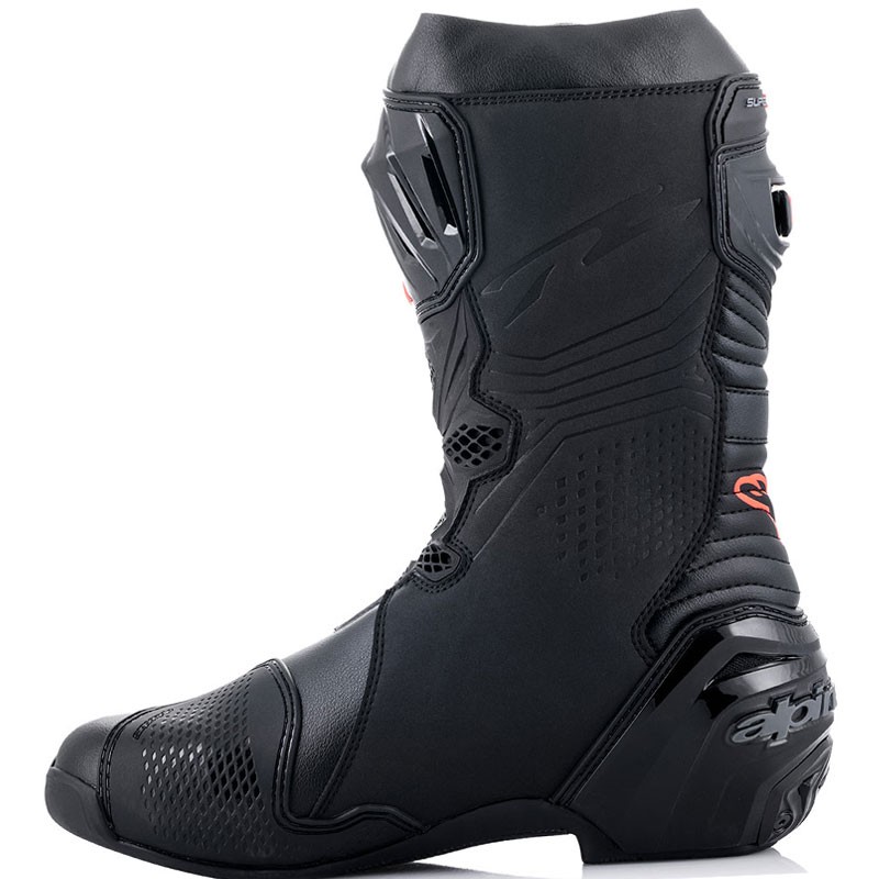 BOTAS ALPINESTARS SUPERTECH R 2023 BLACK/WHITE/RED FLUO