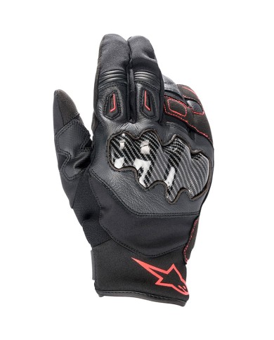 GUANTES ALPINESTARS SMX-1 DRYSTAR BLACK/RED FLUO
