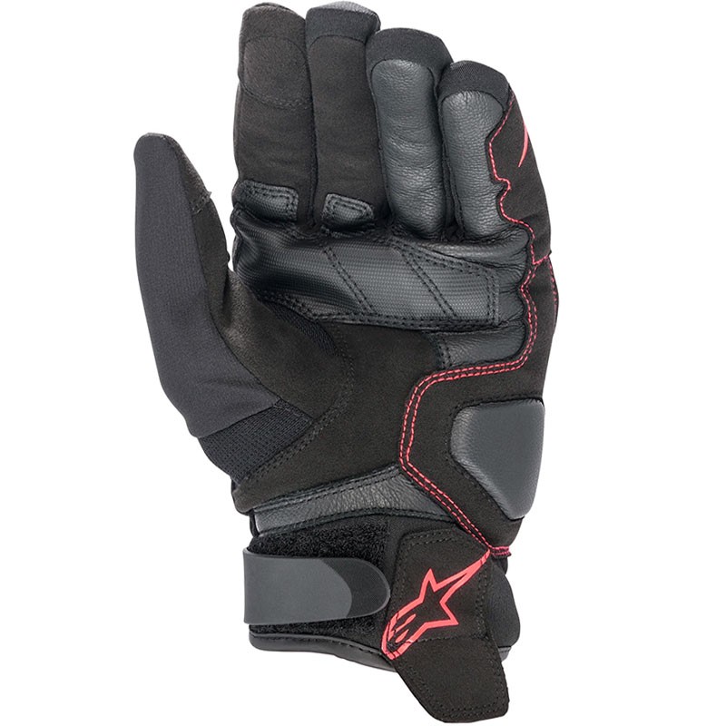 GUANTES ALPINESTARS SMX-1 DRYSTAR BLACK/RED FLUO