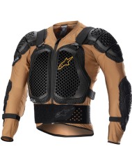 PROTECCION ALPINESTARS BIONIC ACTION V2 SAND/BLACK/TANGERINE