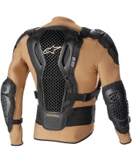 PROTECCION ALPINESTARS BIONIC ACTION V2 SAND/BLACK/TANGERINE