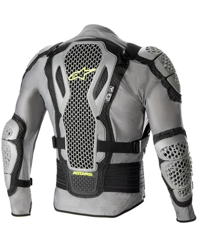 PROTECCION ALPINESTARS BIONIC ACTION V2 GRAY/BLACK/YELLOW