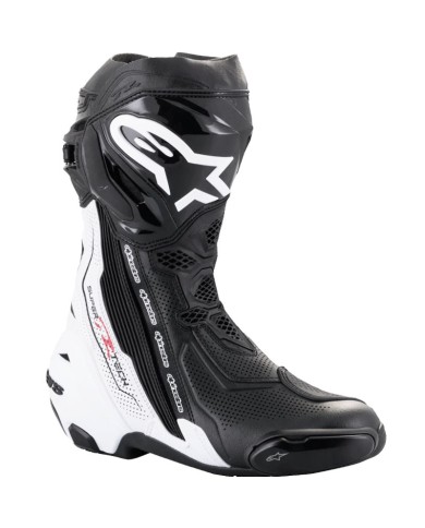 BOTAS ALPINESTARS SUPERTECH R VENTED BLACK/WHITE
