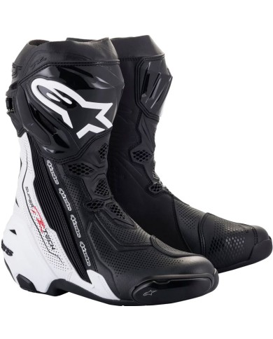 BOTAS ALPINESTARS SUPERTECH R VENTED BLACK/WHITE