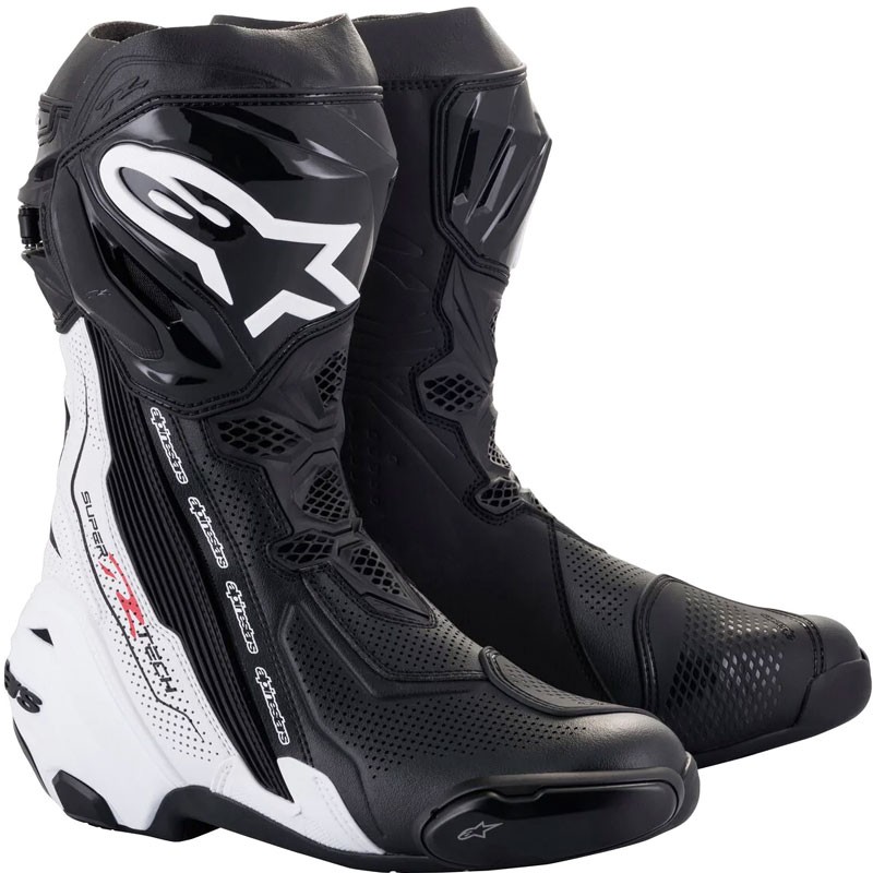 BOTAS ALPINESTARS SUPERTECH R VENTED BLACK/WHITE