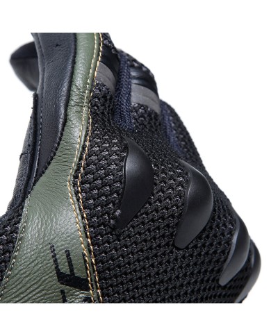 GUANTES DAINESE KARAKUM ERGO-TEK BLACK/ARMY-GREEN