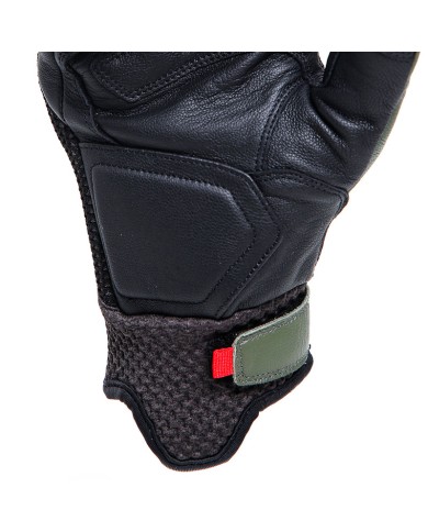 GUANTES DAINESE KARAKUM ERGO-TEK BLACK/ARMY-GREEN