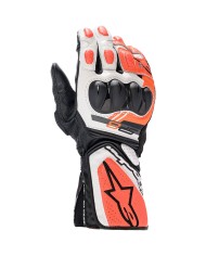 GUANTES ALPINESTARS SP-8 V3 BLACK/WHITE/RED FLUO