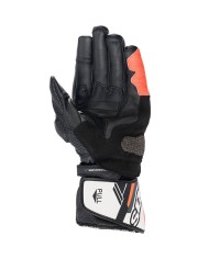 GUANTES ALPINESTARS SP-8 V3 BLACK/WHITE/RED FLUO