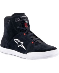 ZAPATILLAS ALPINESTARS CHROME BLACK/COOL GRAY/RED FLUO