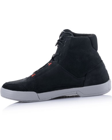 ZAPATILLAS ALPINESTARS CHROME BLACK/COOL GRAY/RED FLUO