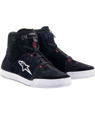 ZAPATILLAS ALPINESTARS CHROME BLACK/COOL GRAY/RED FLUO