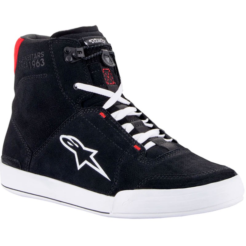 ZAPATILLAS ALPINESTARS CHROME BLACK/WHITE/BRIGHT RED