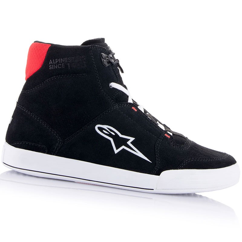 ZAPATILLAS ALPINESTARS CHROME BLACK/WHITE/BRIGHT RED