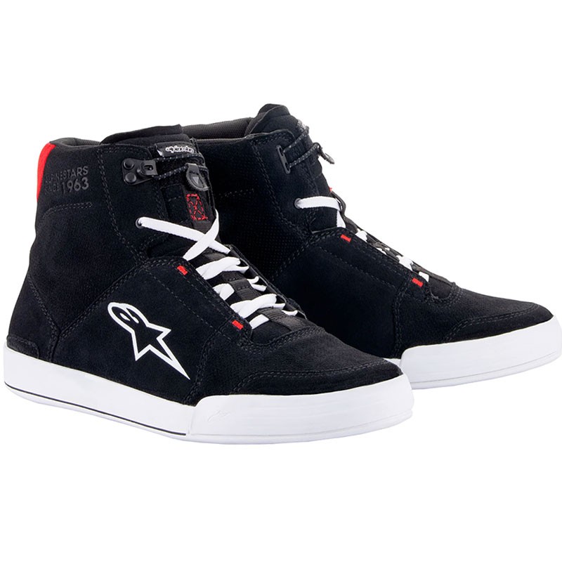 ZAPATILLAS ALPINESTARS CHROME BLACK/WHITE/BRIGHT RED