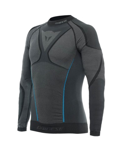 CAMISETA TERMICA DAINESE DRY LS BLACK/BLUE