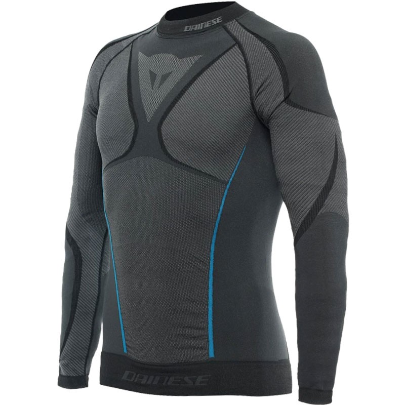 CAMISETA TERMICA DAINESE DRY LS BLACK/BLUE