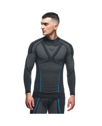 CAMISETA TERMICA DAINESE DRY LS BLACK/BLUE