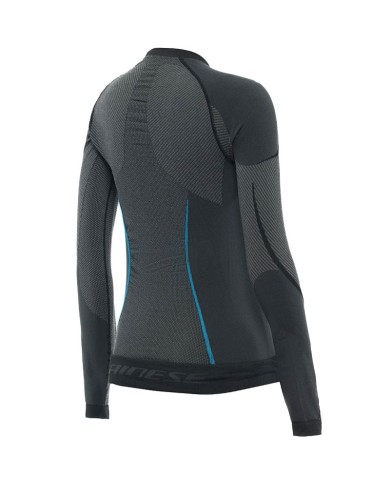 CAMISETA TERMICA DAINESE DRY LS LADY BLACK/BLUE