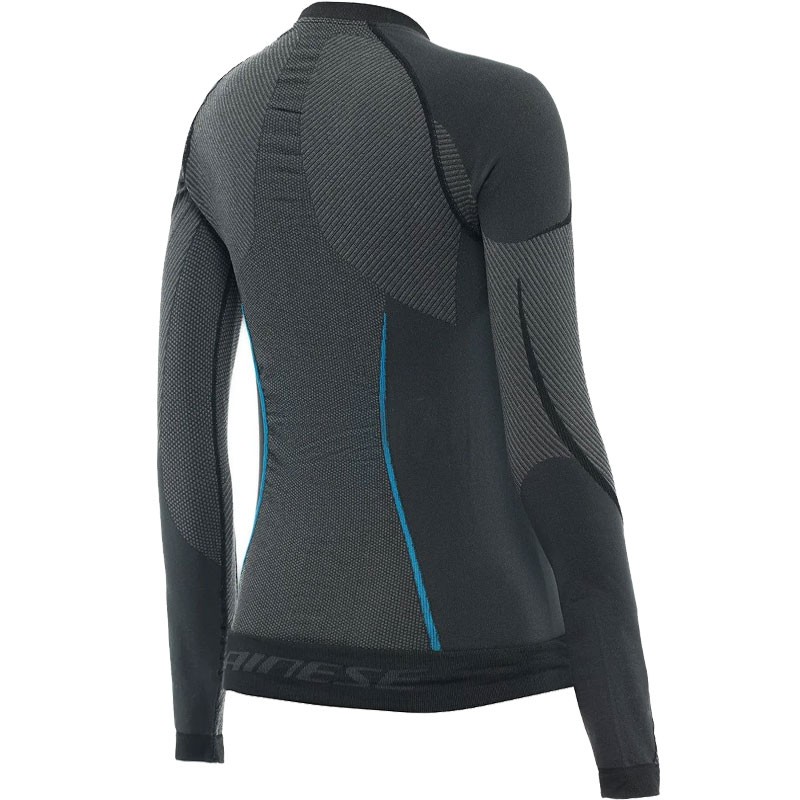 CAMISETA TERMICA DAINESE DRY LS LADY BLACK/BLUE