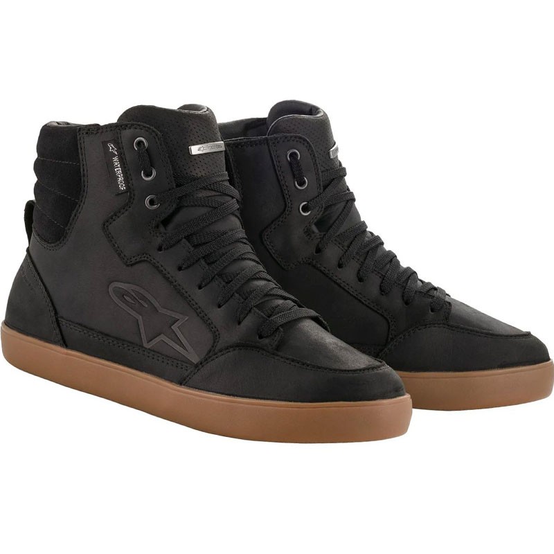 ZAPATILLAS ALPINESTARS J-6 WATERPROOF BLACK GUM