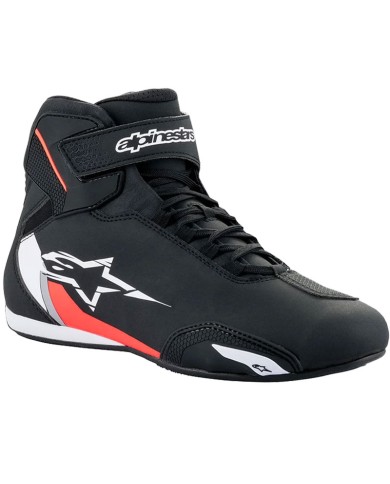 BOTIN ALPINESTARS SEKTOR NEGRO/ROJO FLUOR