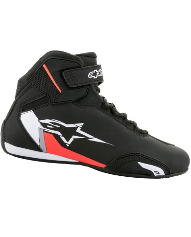 BOTIN ALPINESTARS SEKTOR NEGRO/ROJO FLUOR