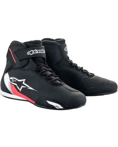 BOTIN ALPINESTARS SEKTOR NEGRO/ROJO FLUOR