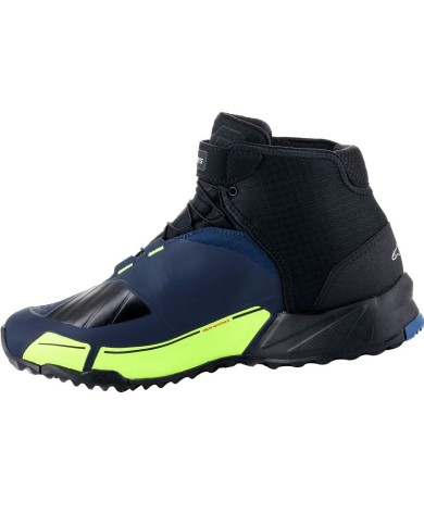 ZAPATILLAS ALPINESTARS CR-X DRYSTAR BLACK/DARK BLUE/YELLOW FLUO