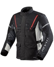 CHAQUETA REVIT HORIZON 3 H2O NEGRO/ROJO